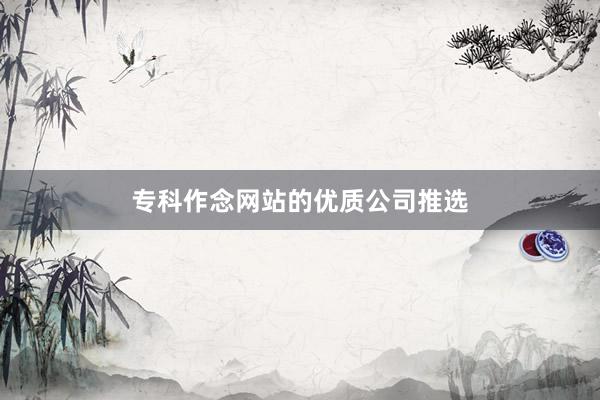 专科作念网站的优质公司推选